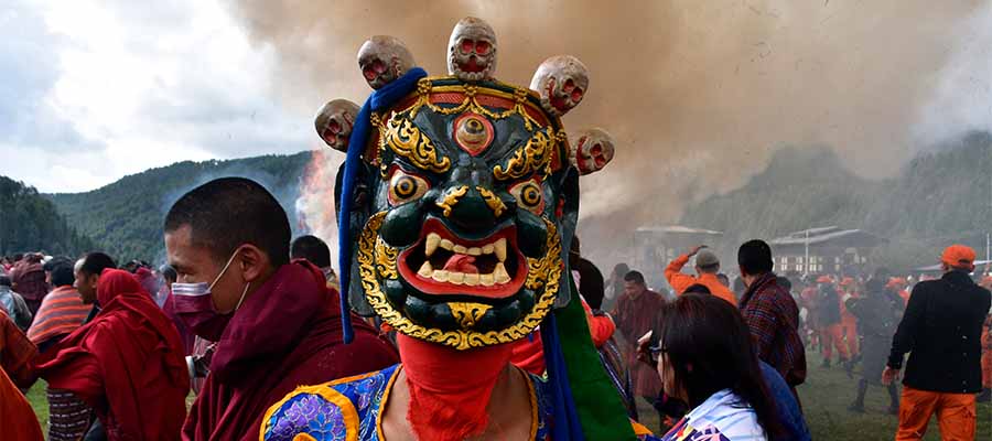 Festival Mask Dances- Namgay Adventure Travels 